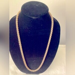 Plated Faux Gold Necklace